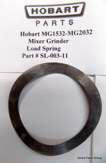 Hobart Mixer Grinder MG1532-MG2032 Loading Spring Hobart Part SL-003-11